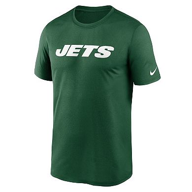Men's Nike Green New York Jets Legend Wordmark Performance T-Shirt