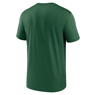 Men's Nike Green New York Jets Legend Wordmark Performance T-Shirt