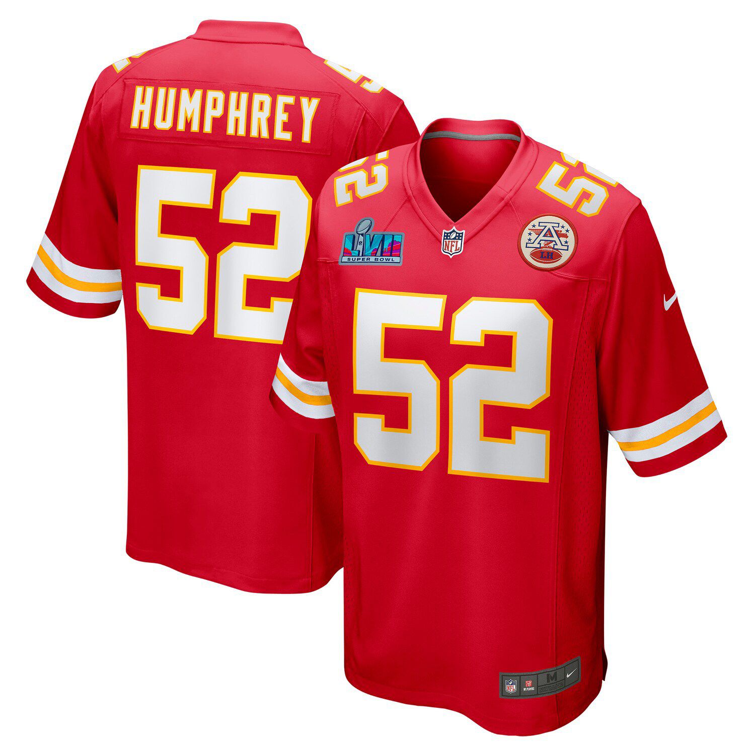 Men's Nike Creed Humphrey Red Kansas City Chiefs Game Jersey