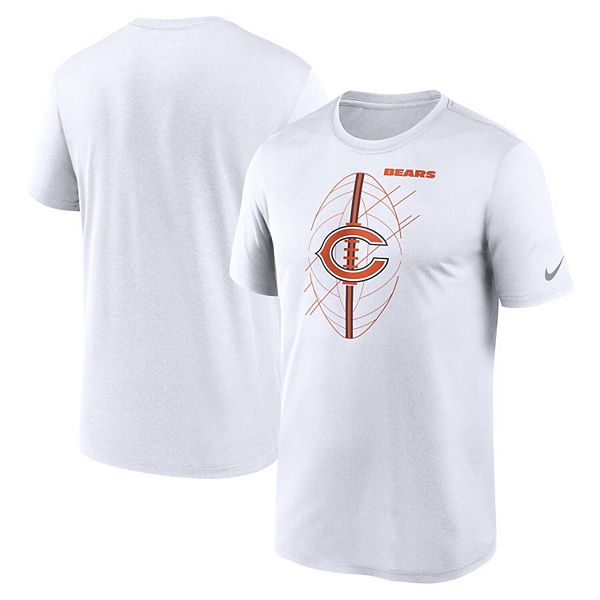 Men's Nike White Chicago Bears Legend Icon Performance T-Shirt