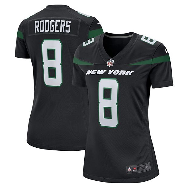 NFL Team Apparel Youth New York Jets Aaron Rodgers Black Flex T-Shirt