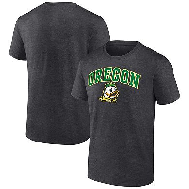 Men's Fanatics Branded Heather Charcoal Oregon Ducks Campus T-Shirt
