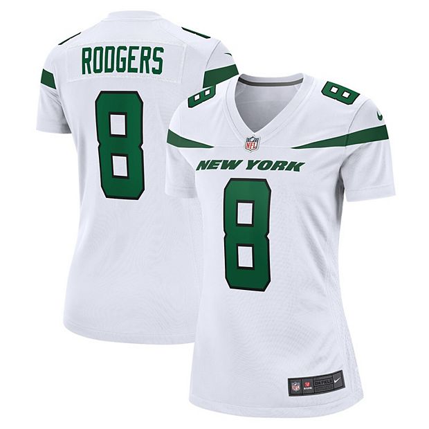 Women's Nike Aaron Rodgers White New York Jets Game Jersey