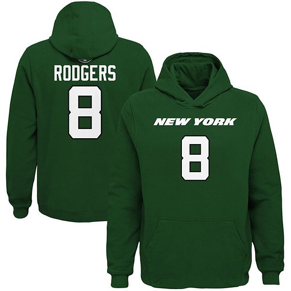 NFL New York Jets Girls' Fleece Hooded Sweatshirt - XL