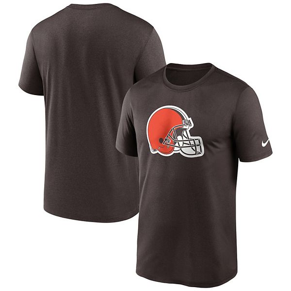 Men's Nike Brown Cleveland Browns Legend Logo Performance T-Shirt