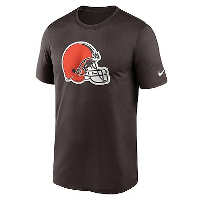Men's Nike Brown Cleveland Browns Legend Logo Performance T-Shirt