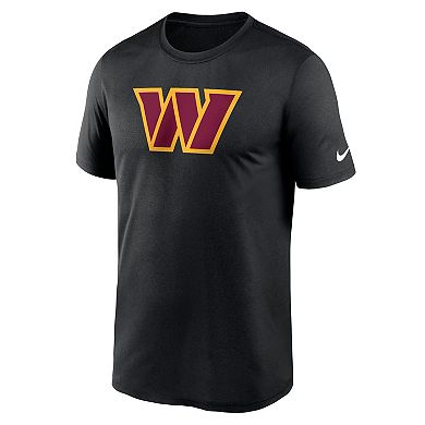 Men's Nike Black Washington Commanders Legend Logo Performance T-Shirt