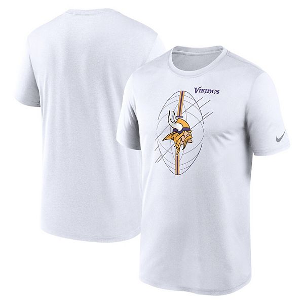 Men's Nike White Minnesota Vikings Legend Icon Performance T-Shirt