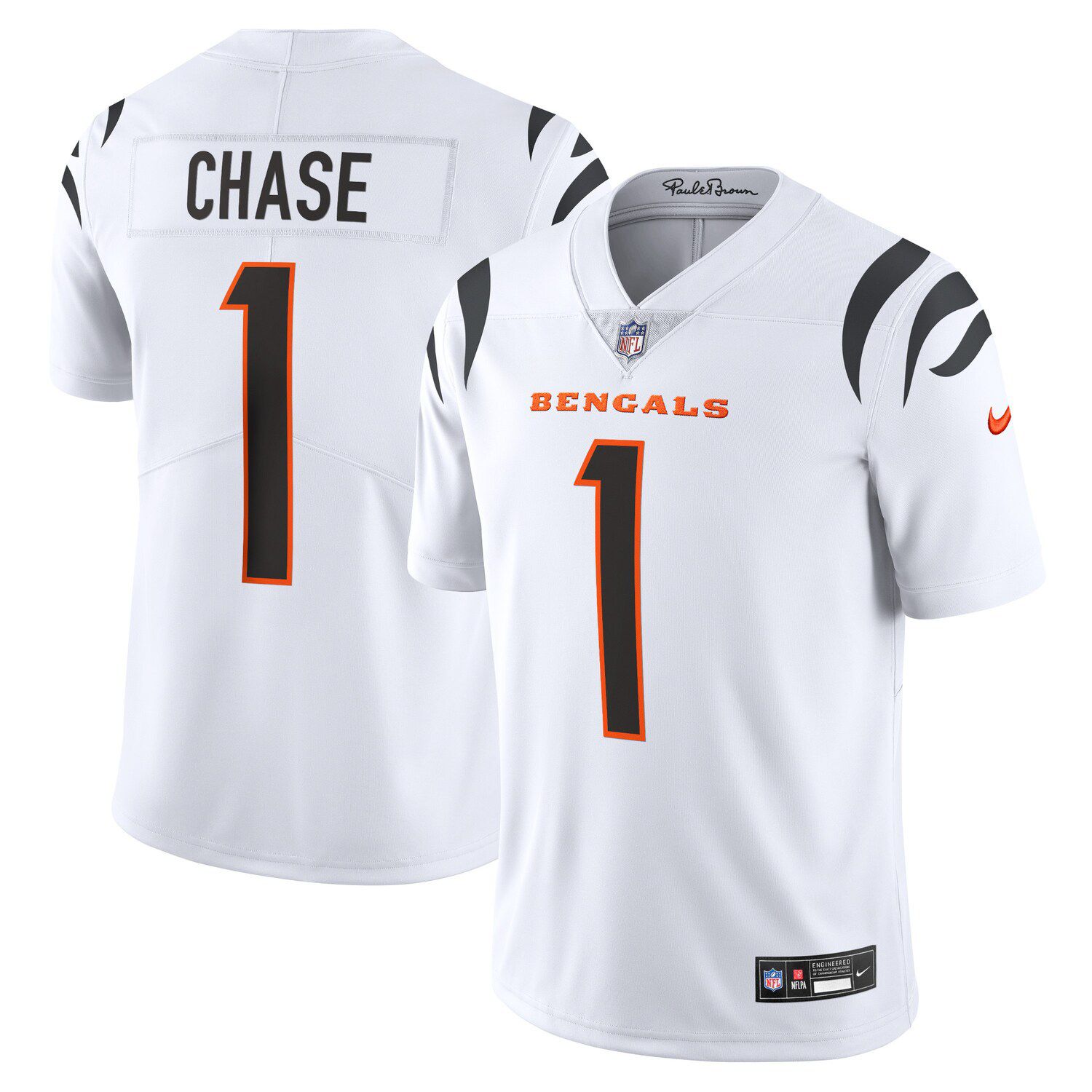 Men's Nike Ja'Marr Chase Black Cincinnati Bengals RFLCTV Limited