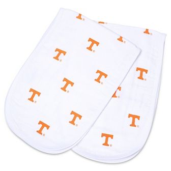 Infant Three Little Anchors Tennessee Volunteers 2-Pack Muslin Burp Cloth Set