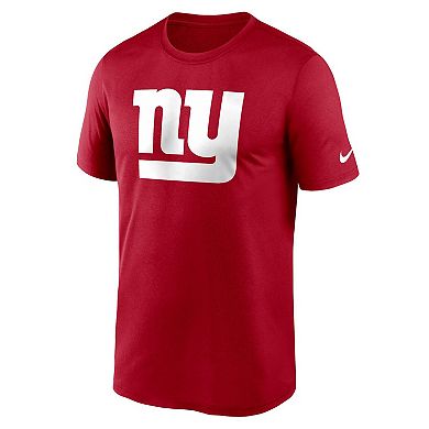 Men's Nike Red New York Giants Legend Logo Performance T-Shirt