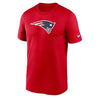 Men's Nike Red New England Patriots Legend Logo Performance T-Shirt