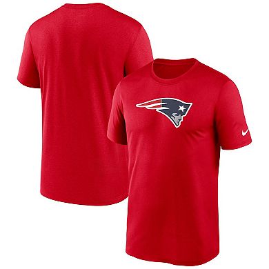 Men's Nike  Red New England Patriots Legend Logo Performance T-Shirt