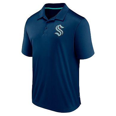 Men's Fanatics Branded Navy Seattle Kraken Polo