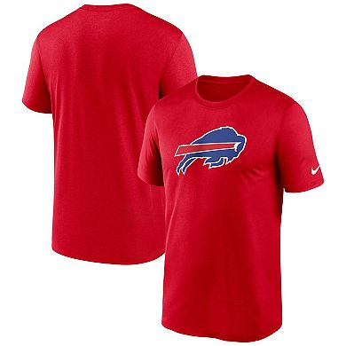 Men's Nike Red Buffalo Bills Legend Logo Performance T-Shirt