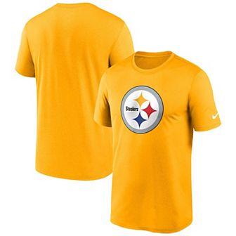 Men's Nike Gold Pittsburgh Steelers Legend Logo Performance T-Shirt