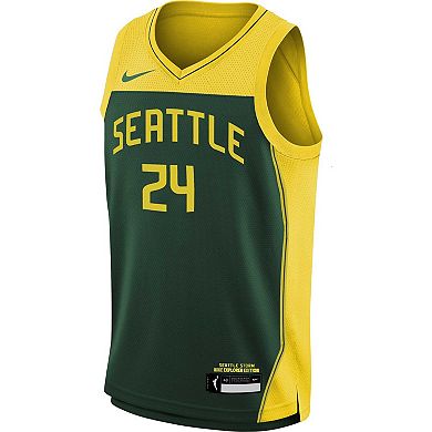 Youth Nike Jewell Loyd Green Seattle Storm 2021 Explorer Edition Victory Player Jersey