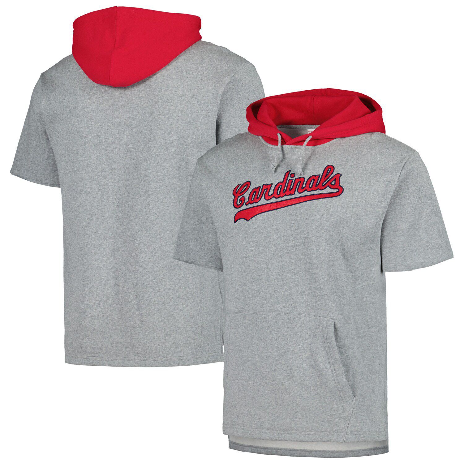 Soft As A Grape Red St. Louis Cardinals Plus Size Side Split Pullover Hoodie