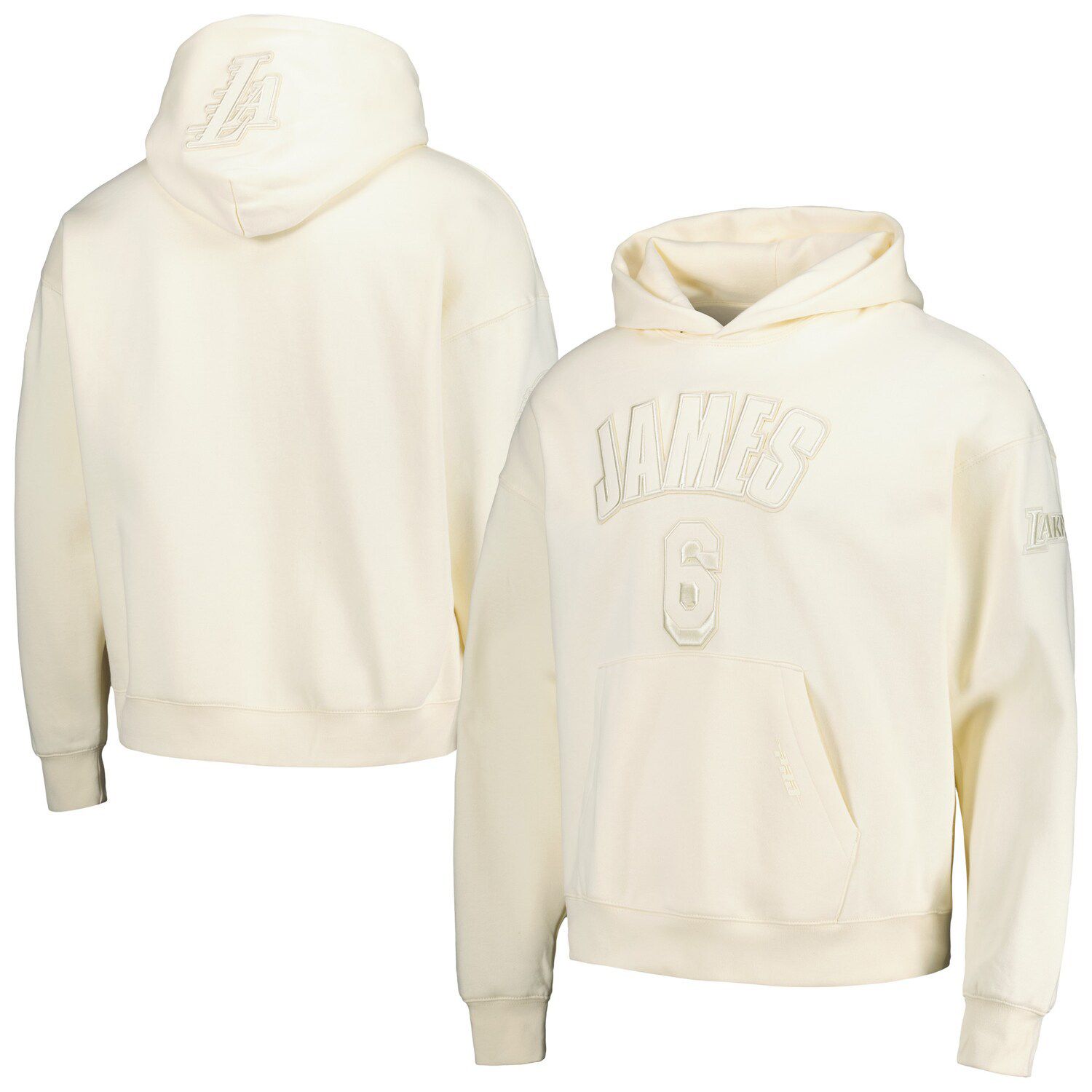 Pro Standard Women's White Chicago Bulls Washed Neon Pullover Hoodie