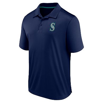 Men's Fanatics Branded Navy Seattle Mariners Fitted Polo