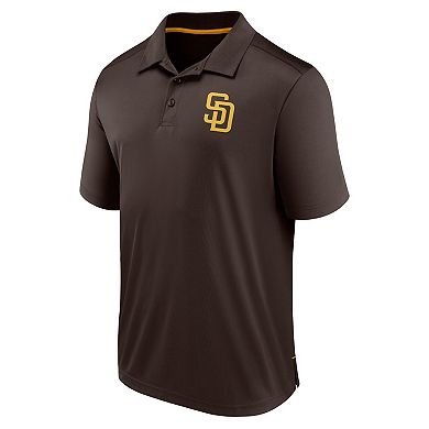 Men's Fanatics Branded Brown San Diego Padres Fitted Polo