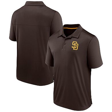 Men's Fanatics Branded Brown San Diego Padres Fitted Polo