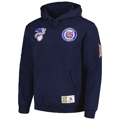 Men's Mitchell & Ness Navy Detroit Tigers City Collection Pullover Hoodie