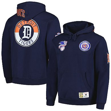 Men's Mitchell & Ness Navy Detroit Tigers City Collection Pullover Hoodie