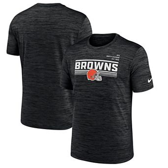 Men's Nike Black Cleveland Browns Yardline Velocity Performance T-Shirt