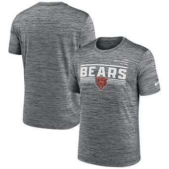 Men's Nike Gray Chicago Bears Yardline Velocity Performance T-Shirt