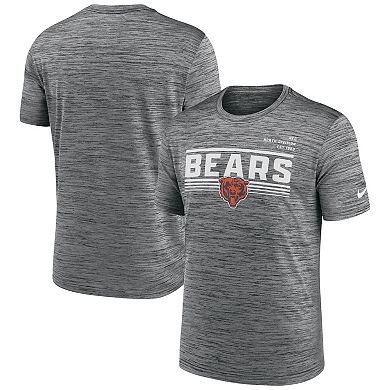 Men's Nike Gray Chicago Bears Yardline Velocity Performance T-Shirt