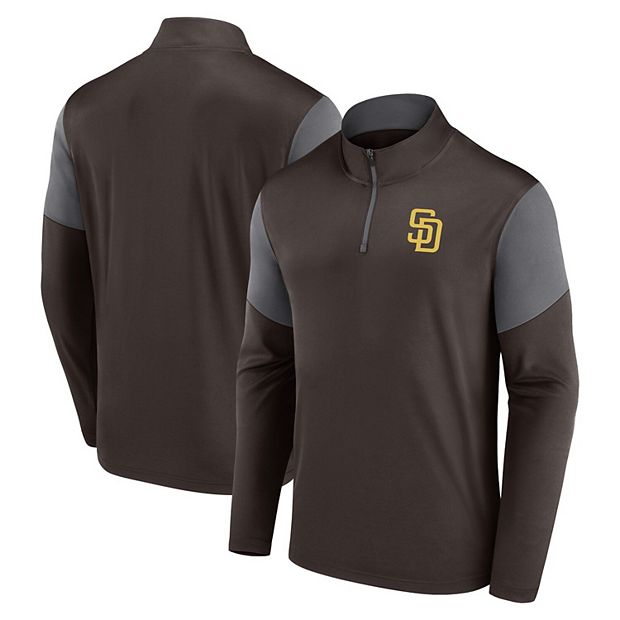 Men's Gray San Diego Padres Major Play Full-Zip Jacket