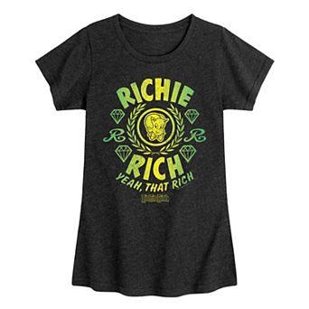 Girl's 7-16 Richie Rich Yeah That Rich Graphic Tee