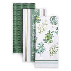 Kohl's Cares Green Kitchen Towels