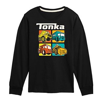 Boys 8-20 Tonka Grid Long Sleeve Graphic Tee