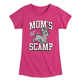 Disney's Lady and the Tramp Girls 7-16 Mom's Lil' Scamp Graphic Tee