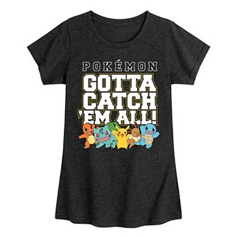 Girl's Pokemon Group Tee