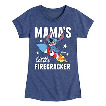 Disney's Girl Long Sleeve Lilo & Stitch Mamas Little Firecracker