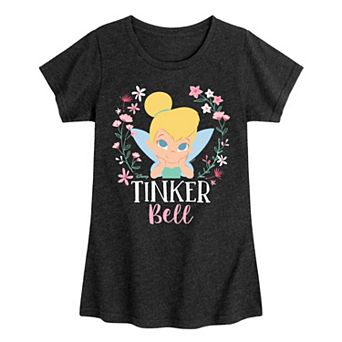 Disney's Tinker Bell Girls 7-16 Floral Graphic Tee