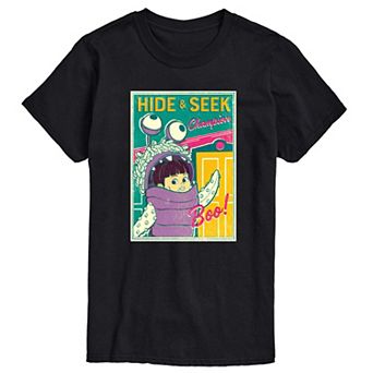 Disney's Monsters Inc. Big & Tall Boo Hide Seek Graphic Tee