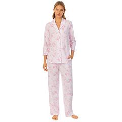 Carole Hochman Women's 4 Piece Cotton Pajama Set