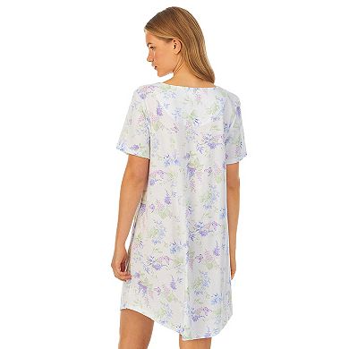 Women's Carole Hochman Cotton Short Sleeve Nightgown