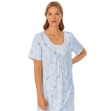 Women's Carole Hochman Cotton Short Sleeve Nightgown