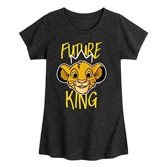 Disney's Girl Long Sleeve Lion King Future King Tee
