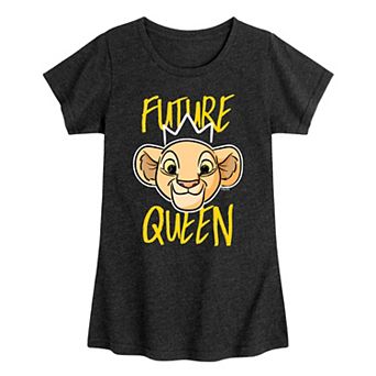 Disney's Girl Long Sleeve Lion King Future Queen Tee