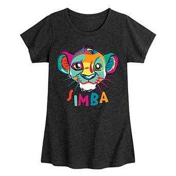 Disney's Girl Long Sleeve Lion King Simba Tee