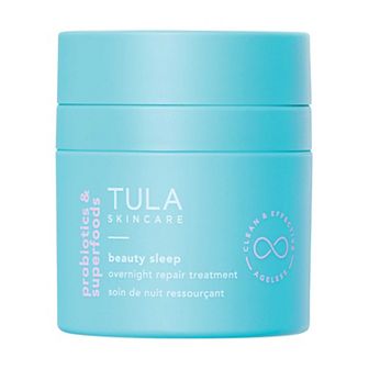 TULA Skincare Beauty Sleep Overnight Repair Treatment Cream with AHA's and Vitamin C