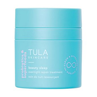 TULA Skincare Beauty Sleep Overnight Repair Treatment Cream with AHA's and Vitamin C
