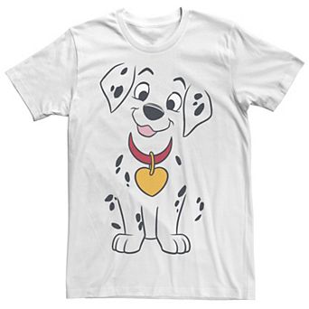 Disney's One Hundred and One Dalmatians Puppy Heart Collar Juniors' Boyfriend Graphic Tee