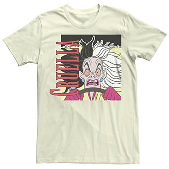 Disney's One Hundred and One Dalmatians Cruella De Vil Juniors' Mad Driver Boyfriend Graphic Tee